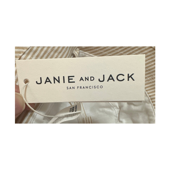 Janie and Jack Striped sun hat Size 0-3 months new with tags - Picture 3 of 5